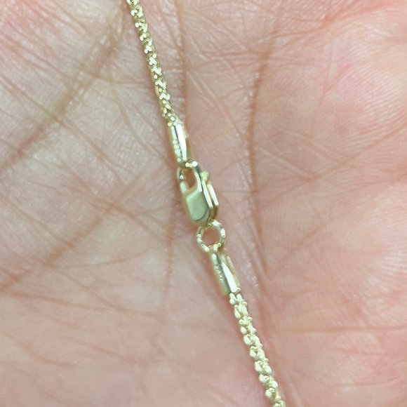 14K Yellow Gold 1.4mm Round Wheat Chain 20" inches - Picture 5 of 8